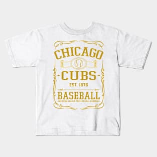 Vintage Cubs American Baseball Kids T-Shirt